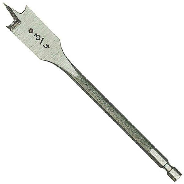 0.687 in. Diameter Quick Change Spade Bit with Spurs, Irwin, Mfr#: IR88811
